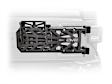 TCJL-03 Direct Fit Spare Tire Carrier, Sold Individually