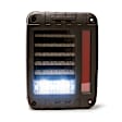 TLJK-01 Driver or Passenger Side LED Tail Light, With bulb(s), Amber Lens