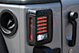 TLJK-01 Driver or Passenger Side LED Tail Light, With bulb(s), Amber Lens