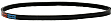 1995 Honda Civic del Sol - Alternator Serpentine belt, 4 Rib Count, 1.5L 4Cyl