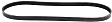 1992 Geo Metro - Air Conditioning and Idler Serpentine belt, 4 Rib Count, 1.0L 3Cyl
