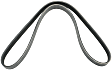 5060408 Serpentine belt, 6 Rib Count