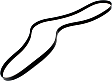 5060790 Main Drive Serpentine belt, 6 Rib Count