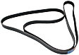 2003 Jeep Wrangler - Main Drive Serpentine belt, 4 Cyl 2.4L, without A.C.