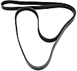 2003 Jeep Wrangler - Main Drive Serpentine belt, 4 Cyl 2.4L, without A.C.