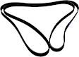 5060990 Main Drive Serpentine belt, 6 Rib Count