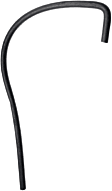 80405 Dayco 90 Degree Molded Series Heater Hose - Direct Fit, Sold individually