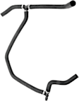 87780 Dayco Molded Series Heater Hose - Black, EPDM Rubber, Single I.D. hose, Direct Fit, Sold individually