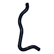 87934 Heater Hose - EPDM Rubber, Direct Fit, Sold Individually