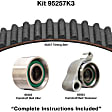 2004 Toyota Sienna - Timing Belt Kit, Interference Engine; Water Pump Driven By Timing Belt, Water Pump Not Included, 6 Cyl 3.3L