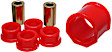 11.10101R Steering Rack Bushing - Red, Polyurethane, Direct Fit, Kit