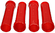 15.3101R Torsion Bar Bushing - Red, Polyurethane, Direct Fit