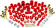 16.18105R Master Bushing Kit - Red, Polyurethane, Direct Fit, Kit