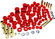 16.18105R Master Bushing Kit - Red, Polyurethane, Direct Fit, Kit