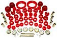 16.18107R Master Bushing Kit - Red, Polyurethane, Direct Fit, Kit