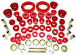 16.18107R Master Bushing Kit - Red, Polyurethane, Direct Fit, Kit