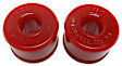 16.7106R Trailing Arm Bushing - Red, Polyurethane, Direct Fit, Set of 2