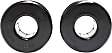 16.7107G Trailing Arm Bushing - Black, Polyurethane, Direct Fit, Set of 2