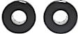 16.7107G Trailing Arm Bushing - Black, Polyurethane, Direct Fit, Set of 2