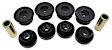 16.8102G Shock Bushing - Black, Polyurethane, 2-Piece, Direct Fit, Set of 4