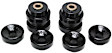 1991-1993 Acura Integra - Shock Bushing - Black, Polyurethane, 2-Piece, Direct Fit, Set of 4