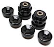 1991-1993 Acura Integra - Shock Bushing - Black, Polyurethane, 2-Piece, Direct Fit, Set of 4