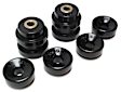 1991-1993 Acura Integra - Shock Bushing - Black, Polyurethane, 2-Piece, Direct Fit, Set of 4