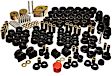 2.18108G Master Bushing Kit - Black, Polyurethane, Direct Fit