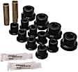 2.2102G Leaf Spring Bushing - Black, Polyurethane, Direct Fit, 2-spring-and-shackle set