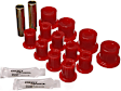 2.2103R Leaf Spring Bushing - Red, Polyurethane, Direct Fit, 2-spring-and-shackle set
