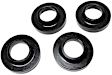2.6103G Coil Spring Insulator - Black, Polyurethane, Direct Fit, Set of 2