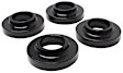 2.6103G Coil Spring Insulator - Black, Polyurethane, Direct Fit, Set of 2