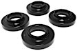 2.6103G Coil Spring Insulator - Black, Polyurethane, Direct Fit, Set of 2