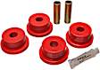 3.1104R Differential Carrier Bushing - Red, Polyurethane, Direct Fit