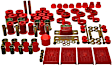 3.18118R Master Bushing Kit - Red, Polyurethane, Direct Fit, Kit