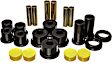 3.2142G Leaf Spring Bushing - Black, Polyurethane, Direct Fit, 2-spring-and-shackle set