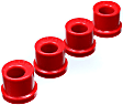 1984 Mercury Capri - Steering Rack Bushing, Offset; For Lowered Vehicles Only; Made On or After 10/1/1984, Red, Polyurethane, Kit