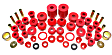 4.18101R Master Bushing Kit - Red, Polyurethane, Direct Fit, Kit