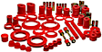 4.18121R Master Bushing Kit - Red, Polyurethane, Direct Fit, Kit