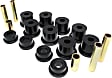 4.2121G Leaf Spring Bushing - Black, Polyurethane, Direct Fit, 2-spring-and-shackle set