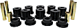 4.2121G Leaf Spring Bushing - Black, Polyurethane, Direct Fit, 2-spring-and-shackle set