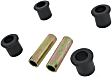 Leaf Spring Bushing - Black, Polyurethane, Direct Fit, 2-shackle-eye set