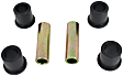 Leaf Spring Bushing - Black, Polyurethane, Direct Fit, 2-shackle-eye set
