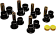 4.2147G Leaf Spring Bushing - Black, Polyurethane, Direct Fit, 2-spring-and-shackle set