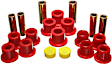 4.2149R Leaf Spring Bushing - Red, Polyurethane, Direct Fit, 2-spring-and-shackle set