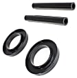 4.6102G Coil Spring Insulator - Black, Polyurethane, Direct Fit, Set of 4