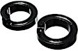 4.6111G Coil Spring Insulator - Black, Polyurethane, Direct Fit