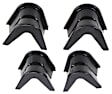 4.7102G Radius Arm Bushing - Black, Polyurethane, Direct Fit, Set of 4