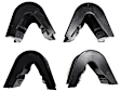 4.7102G Radius Arm Bushing - Black, Polyurethane, Direct Fit, Set of 4