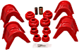 4.7104R Radius Arm Bushing - Red, Polyurethane, Direct Fit, Set of 14